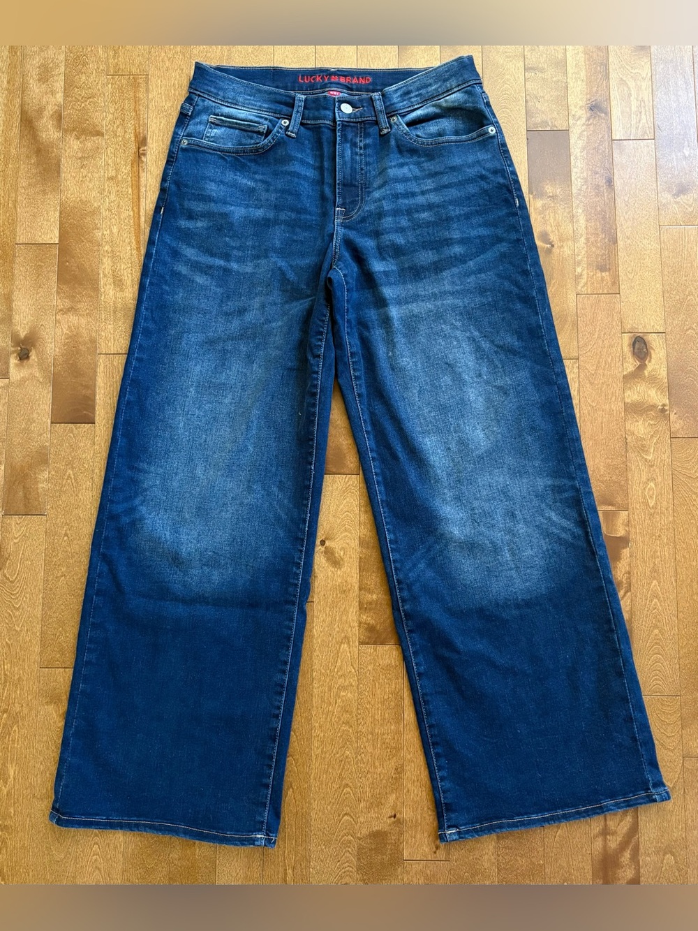 LUCKY BRAND Sweet Mid Rise Wide Leg Jeans - Size 10/30